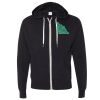 Unisex Heathered French Terry Full-Zip Hooded Sweatshirt Thumbnail