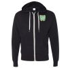 Unisex Heathered French Terry Full-Zip Hooded Sweatshirt Thumbnail