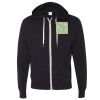 Unisex Heathered French Terry Full-Zip Hooded Sweatshirt Thumbnail