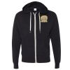 Unisex Heathered French Terry Full-Zip Hooded Sweatshirt Thumbnail