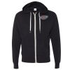Unisex Heathered French Terry Full-Zip Hooded Sweatshirt Thumbnail