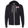 Unisex Heathered French Terry Full-Zip Hooded Sweatshirt Thumbnail