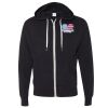 Unisex Heathered French Terry Full-Zip Hooded Sweatshirt Thumbnail