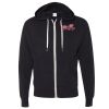 Unisex Heathered French Terry Full-Zip Hooded Sweatshirt Thumbnail