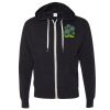 Unisex Heathered French Terry Full-Zip Hooded Sweatshirt Thumbnail