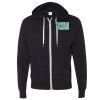 Unisex Heathered French Terry Full-Zip Hooded Sweatshirt Thumbnail