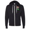 Unisex Heathered French Terry Full-Zip Hooded Sweatshirt Thumbnail