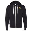 Unisex Heathered French Terry Full-Zip Hooded Sweatshirt Thumbnail