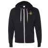 Unisex Heathered French Terry Full-Zip Hooded Sweatshirt Thumbnail