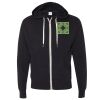 Unisex Heathered French Terry Full-Zip Hooded Sweatshirt Thumbnail