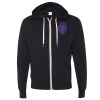 Unisex Heathered French Terry Full-Zip Hooded Sweatshirt Thumbnail