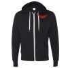 Unisex Heathered French Terry Full-Zip Hooded Sweatshirt Thumbnail