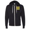 Unisex Heathered French Terry Full-Zip Hooded Sweatshirt Thumbnail