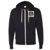 Unisex Heathered French Terry Full-Zip Hooded Sweatshirt Thumbnail