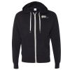 Unisex Heathered French Terry Full-Zip Hooded Sweatshirt Thumbnail