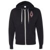 Unisex Heathered French Terry Full-Zip Hooded Sweatshirt Thumbnail