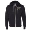 Unisex Heathered French Terry Full-Zip Hooded Sweatshirt Thumbnail