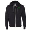 Unisex Heathered French Terry Full-Zip Hooded Sweatshirt Thumbnail