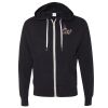 Unisex Heathered French Terry Full-Zip Hooded Sweatshirt Thumbnail