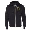 Unisex Heathered French Terry Full-Zip Hooded Sweatshirt Thumbnail