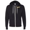 Unisex Heathered French Terry Full-Zip Hooded Sweatshirt Thumbnail