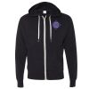 Unisex Heathered French Terry Full-Zip Hooded Sweatshirt Thumbnail