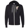 Unisex Heathered French Terry Full-Zip Hooded Sweatshirt Thumbnail