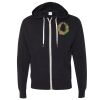 Unisex Heathered French Terry Full-Zip Hooded Sweatshirt Thumbnail