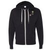 Unisex Heathered French Terry Full-Zip Hooded Sweatshirt Thumbnail