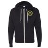 Unisex Heathered French Terry Full-Zip Hooded Sweatshirt Thumbnail