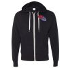 Unisex Heathered French Terry Full-Zip Hooded Sweatshirt Thumbnail