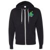 Unisex Heathered French Terry Full-Zip Hooded Sweatshirt Thumbnail