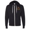 Unisex Heathered French Terry Full-Zip Hooded Sweatshirt Thumbnail