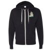 Unisex Heathered French Terry Full-Zip Hooded Sweatshirt Thumbnail