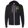 Unisex Heathered French Terry Full-Zip Hooded Sweatshirt Thumbnail