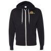 Unisex Heathered French Terry Full-Zip Hooded Sweatshirt Thumbnail
