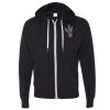 Unisex Heathered French Terry Full-Zip Hooded Sweatshirt Thumbnail