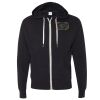 Unisex Heathered French Terry Full-Zip Hooded Sweatshirt Thumbnail