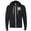 Unisex Heathered French Terry Full-Zip Hooded Sweatshirt Thumbnail