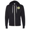 Unisex Heathered French Terry Full-Zip Hooded Sweatshirt Thumbnail