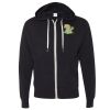 Unisex Heathered French Terry Full-Zip Hooded Sweatshirt Thumbnail