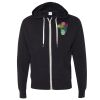 Unisex Heathered French Terry Full-Zip Hooded Sweatshirt Thumbnail