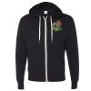 Unisex Heathered French Terry Full-Zip Hooded Sweatshirt Thumbnail