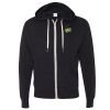 Unisex Heathered French Terry Full-Zip Hooded Sweatshirt Thumbnail