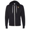 Unisex Heathered French Terry Full-Zip Hooded Sweatshirt Thumbnail