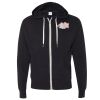 Unisex Heathered French Terry Full-Zip Hooded Sweatshirt Thumbnail