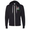 Unisex Heathered French Terry Full-Zip Hooded Sweatshirt Thumbnail