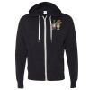 Unisex Heathered French Terry Full-Zip Hooded Sweatshirt Thumbnail