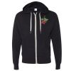 Unisex Heathered French Terry Full-Zip Hooded Sweatshirt Thumbnail