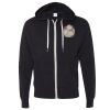 Unisex Heathered French Terry Full-Zip Hooded Sweatshirt Thumbnail